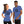 Load image into Gallery viewer, Field Dress fly fishing t-shirt shows a trout about to take the fly from a distant fly fisherman, the phrase "hook-up", and the established date of fishing 2000BC.