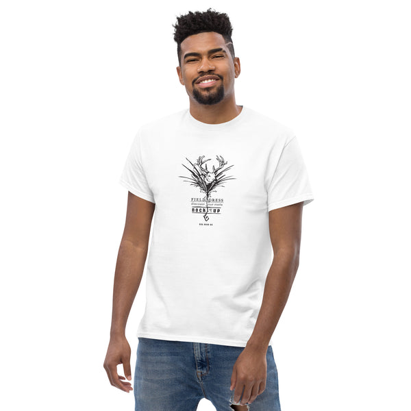 Field Dress whitetail buck bowhunting t-shirt with the phrase nock-up.